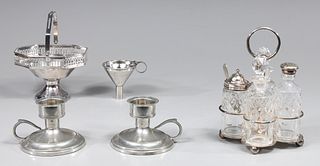 Group of Five Silver Plate Collection