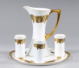 Group of Five Uno Bavaria Art Nouveau Juice Set