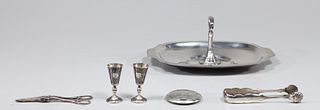 Group of Six Vintage Silver Plate Collection