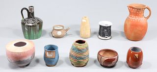 Large Group of Twenty Two Studio Pottery Collection
