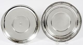 AMERICAN STERLING SILVER CAKE PLATES 2