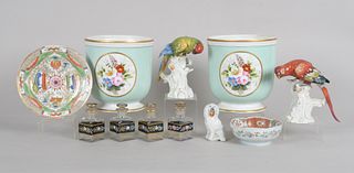 Group of Continental Porcelain, Glass and Others