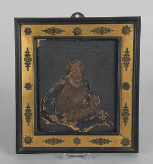 Madonna and Child Painting on Copper