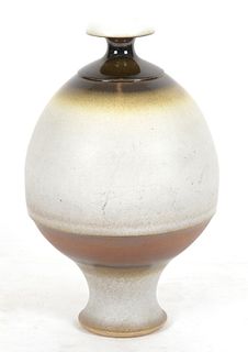 Monumental Studio Pottery Stoneware Weed Pot
