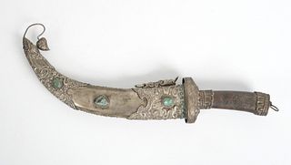 A Vintage Tibetan Dagger
