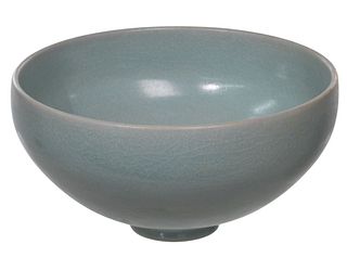 Chinese Celadon Glazed Footed Bowl