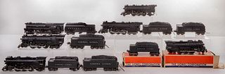 Lionel O-Gauge Model Train Locomotive and Tender Assortment