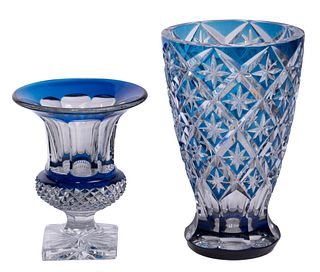 St. Louis 'Deauville' and 'Versilles' Vases