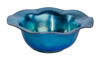 Steuben Aurene Glass Bowl