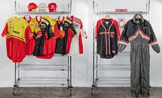 Auto Racing Shirt and Hat Assortment