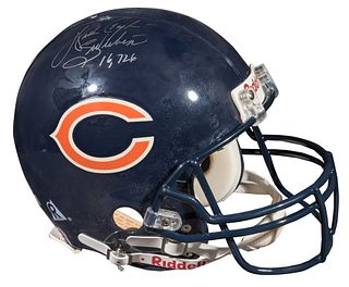 Chicago Bears Walter Payton Signed Football Helmet