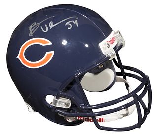 Chicago Bears Brian Urlacher Signed Football Helmet
