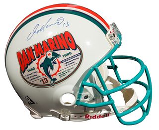 Miami Dolphins Dan Marino Signed Football Helmet