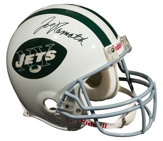 New York Jets Joe Namath Signed Helmet