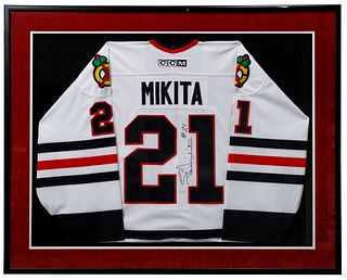 Chicago Blackhawks Stan Mikita Signed Jersey