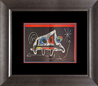 Joan Miro Lithograph after Miro from 1972