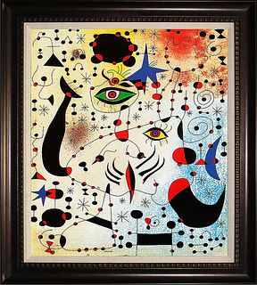 After Joan Miro Ciphers and Constellations Abstract