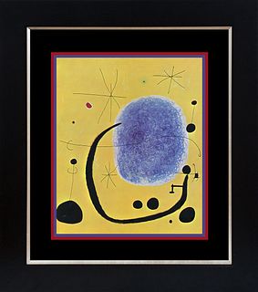 Joan Miro Color Plate lithograph after Miro  from 1968