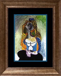 Pablo Picasso The Turkish Shawl Lithograph Collection Domaine. Limited Edition after Picasso