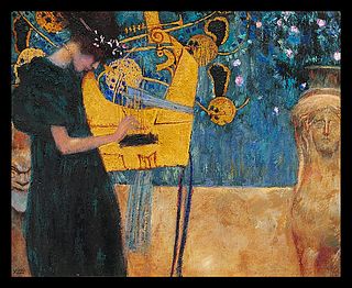 Hand embellished After Gustav Klimt ink on Canvas Limited Edition