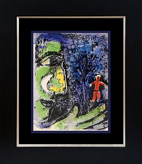 Marc Chagall Original Lithograph after Chagall from 1960