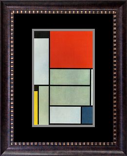 Piet Mondrian Color Plate Lithograph after Mondrian 1962