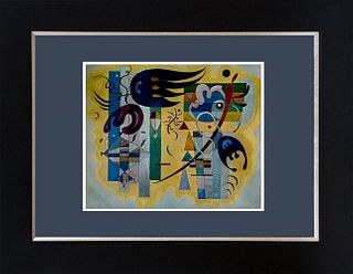 Wassily Kandinsky color plate Lithograph after Kandinsky