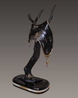 Salvador Dali Tearful Soft Watch Bronze Sculpture after Dali