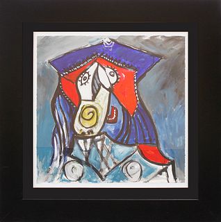 Pablo Picasso 1978 In the style of Pablo Picasso on paper