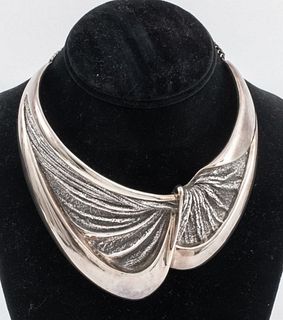 N.S. BAR-ON Modernist Art 925 Jewelry Collar