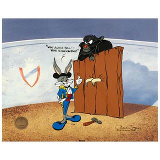 "Bugs and Gulli-Bull" Limited Edition Animation Cel by Chuck Jones (1912-2002). With Hand Painted Color, Numbered and Hand Signed with Certificate of 