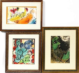 MARC CHAGALL COLOR LITHOGRAPHS
