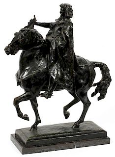 SIGNED FRENCH BRONZE SCULPTURE