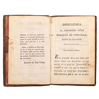 Abogado, Rafael. El Cristianismo Victorioso, y Triunfo de la Amistad. México, 1823.