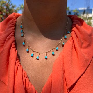 18k Turquoise NecklaceÂ 