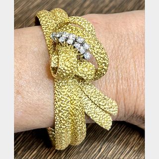 18K Yellow Gold 1.00 Ct. Diamond Bracelet