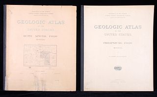 Montana F.C. Calkins & W.H. Emmons C. 1915 Maps