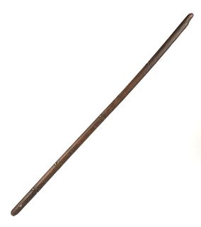 Mid-19th Century Sioux Coup Stick w/ Brass Tacks