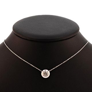 0.65ct Diamond 14K White Gold Pendant/Necklace