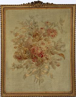 FRENCH AUBUSSON FRAMED TAPESTRY