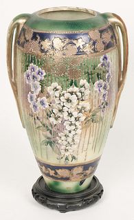 Japanese Two Handle Vase (Meiji Era)