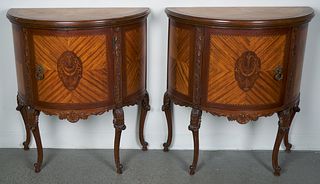 French Demilune Cabinets (Antique)