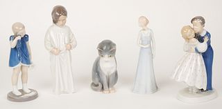 Bing & Grondahl Porcelain Figures (Mid-Century, Denmark)