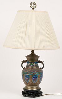 Japanese Cloisonne Lamp (Antique)