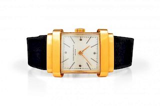 A Patek Philippe Triple-Signed Gold Watch