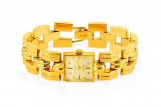 A Tiffany & Co. Gold Lady's Watch with Patek Philippe Movement