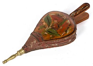 AMERICAN PAINT-DECORATED BELLOWS