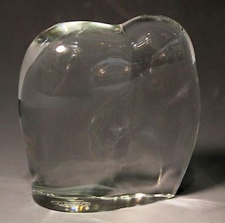 Baccarat Modernist Elephant-Form Paperweight