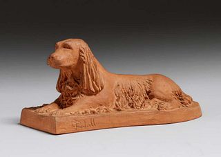 Gertrude Rupel-WallÂ Berkeley, CA Unglazed Ceramic Dog c1920s