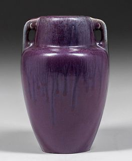 Fulper Pottery #659 Matte Purple Violet Vase c1910s
